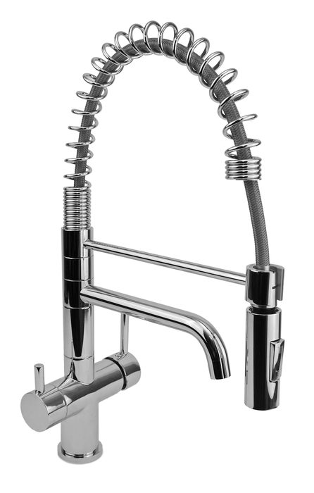 Faucet 3-way SP303 with pull-out spray Gliano