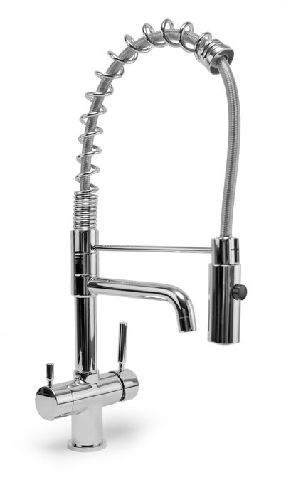 Faucet 3-way SP305 with pull-out spray Gliano